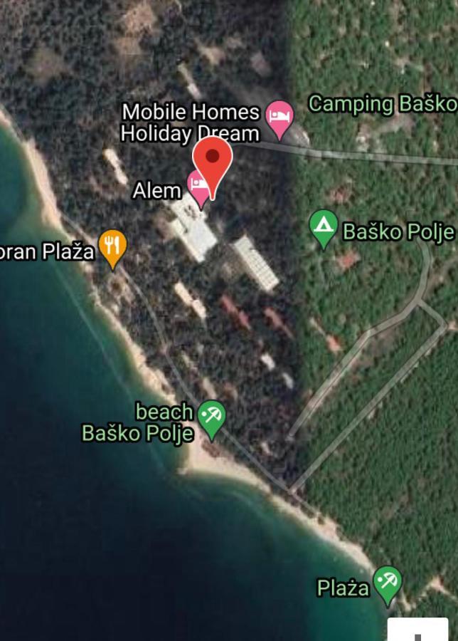 Oaza Mira Mobile Houses - Camp Basko Polje #Bestoffer Baška Voda Dış mekan fotoğraf